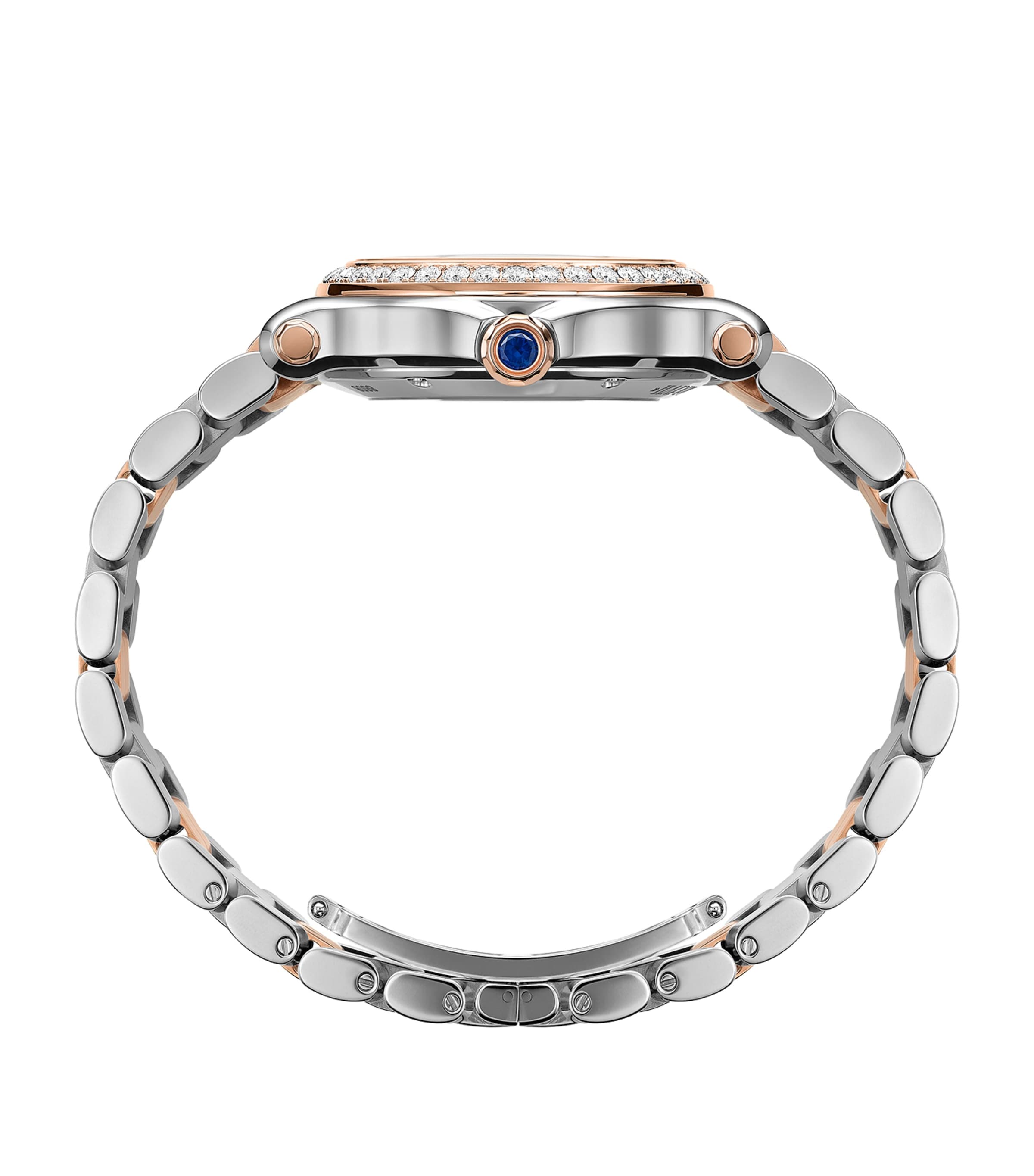 Chopard Happy Sport Automatic Watch rose gold stainless steel 33mm (British brand)