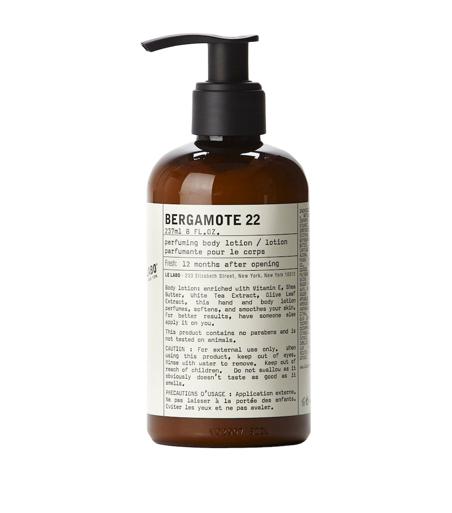 Le Labo Bergamote 22 body lotion 237ml, UK version