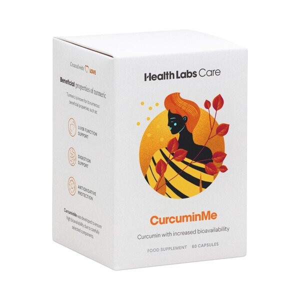 Healthlabs curcumin supplement 60 capsules, UK version