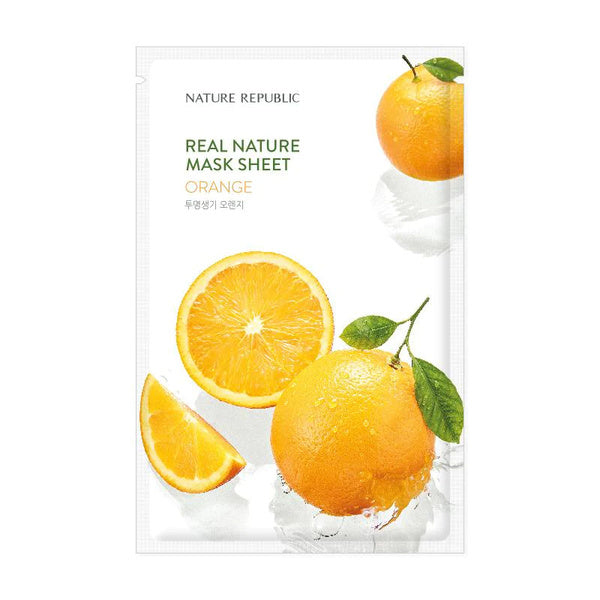 Nature Republic Real Nature orange sheet mask - British product