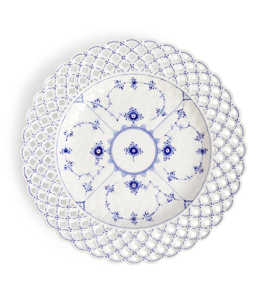 Royal Copenhagen Blue Fluted Full Lace plate 25cm, UK version