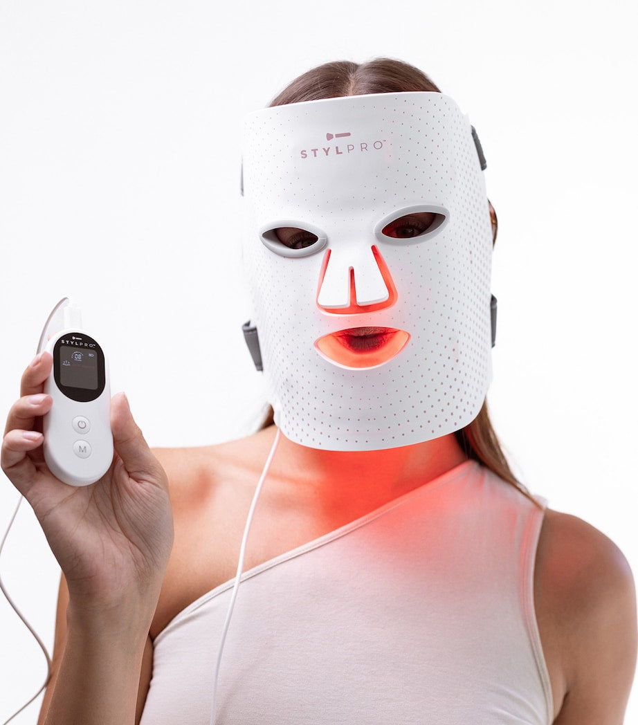 STYLPRO Wavelength LED face mask with remote, imported from the UK
