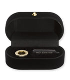 Moleskine gold-plated O notebook charm, imported from the UK
