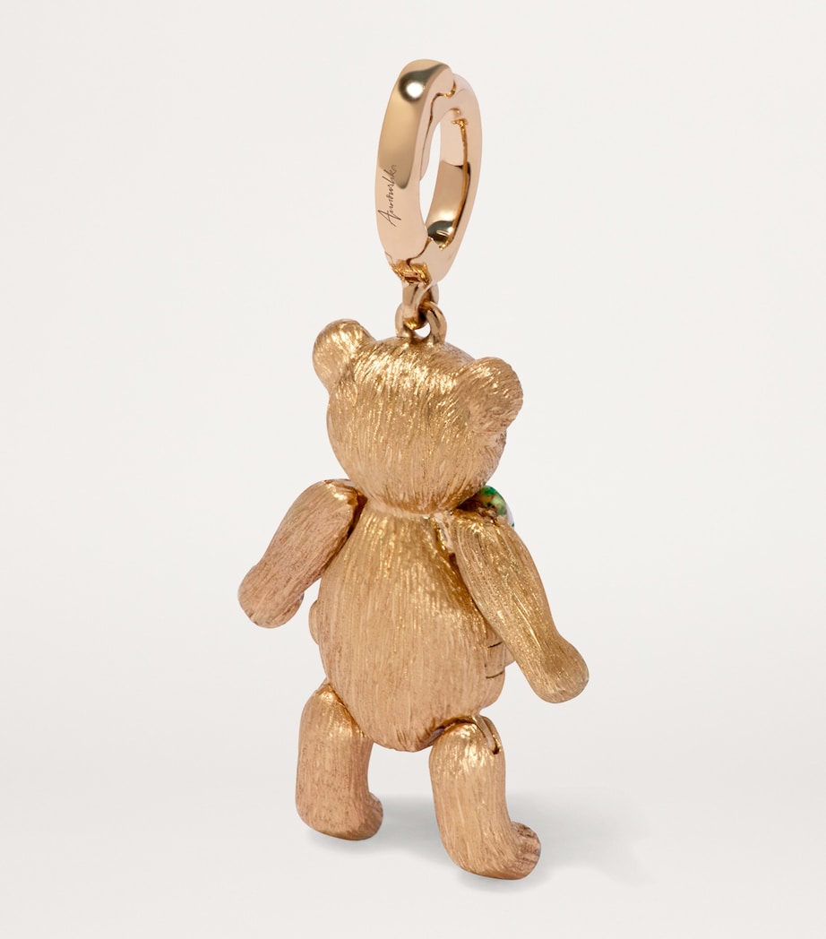 Annoushka teddy bear charm with tsavorite and diamonds, imported from the UK