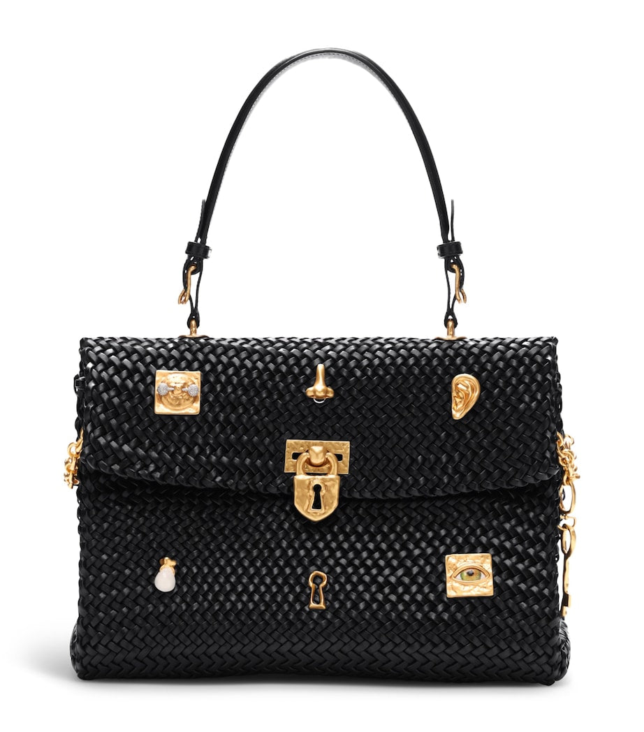 Schiaparelli calfskin bijoux secret top-handle bag, imported from the UK