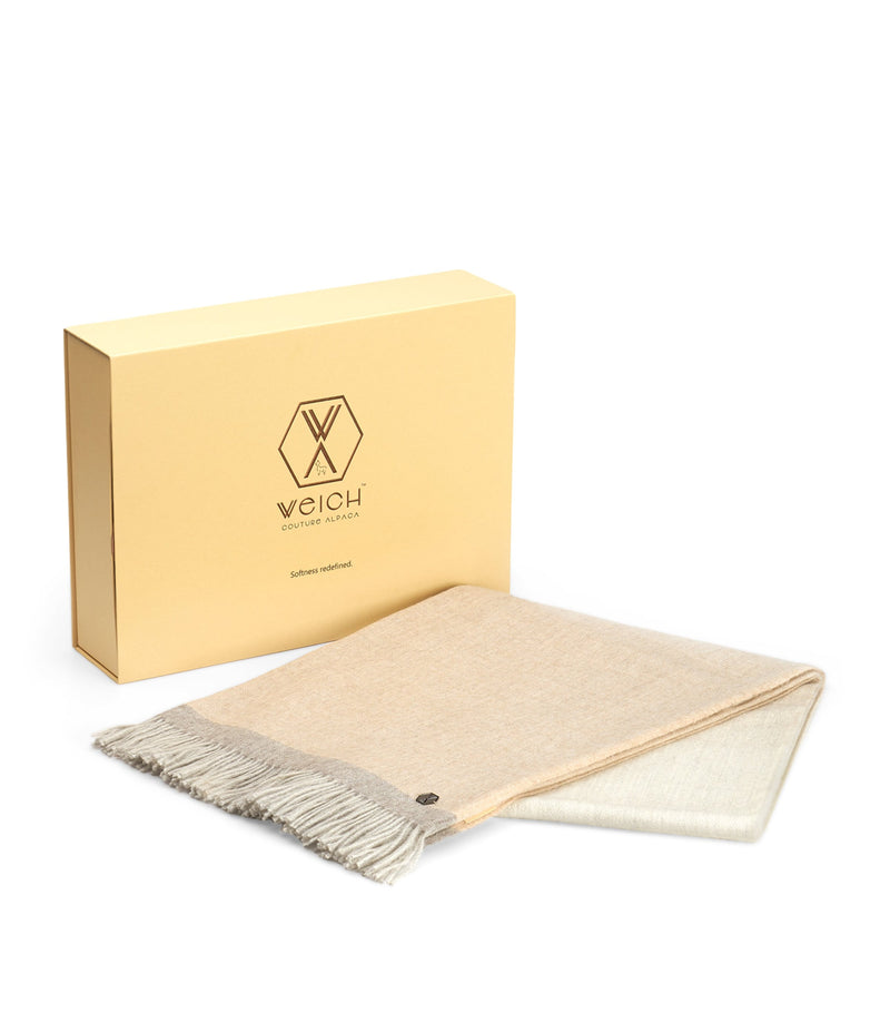 Weich Merima alpaca throw 180x130cm - British product