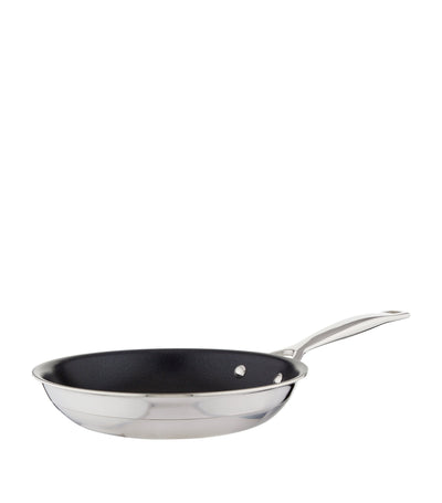 Harrods Le Creuset 3-Ply Stainless Steel Non-Stick Omelette Pan 20cm- Buy online at McGrocer