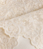 Dea Linen Lace-Trim Elite Tablecloth 170cm x 270cm - British product