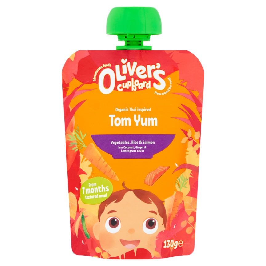 Oliver's Cupboard Organic Thai inspired Tom Yum Textured Meal From 7 Months