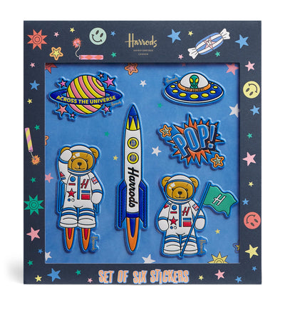 Harrods Harrods Pop Rocket Stickers Set of 6- Buy online at McGrocer