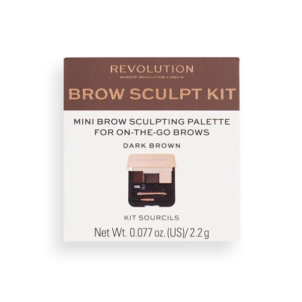 Revolution Brow Sculpt Kit Dark