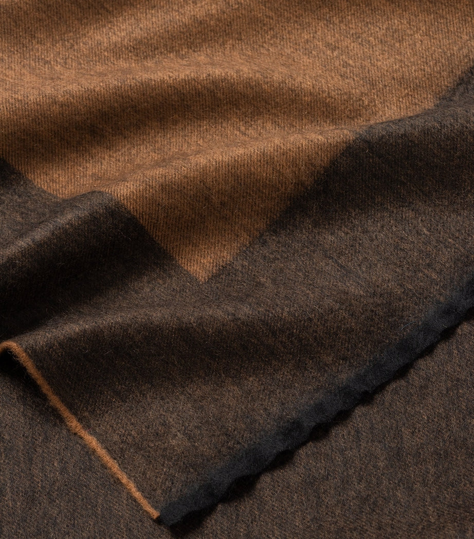 Begg x Co cashmere Arran Border throw 150cm x 200cm - British product