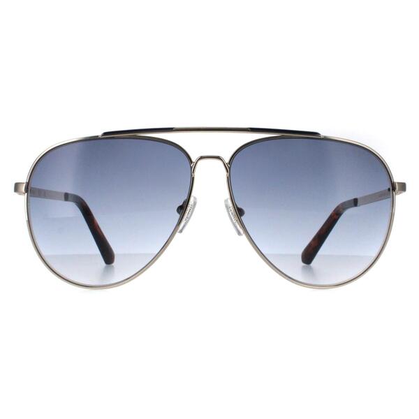 Guess GU00059 gold gradient aviator sunglasses for men, UK version