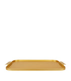 Kaymet Ribbed Serving Tray 46cm made from anodised aluminium, UK version