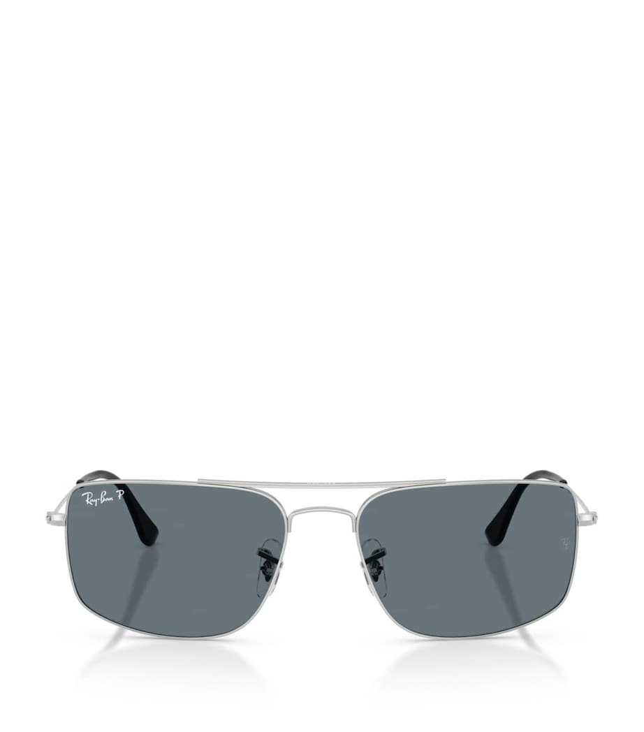 Ray-Ban Explorer Square Sonnenbrille Metallrahmen, UK-Version