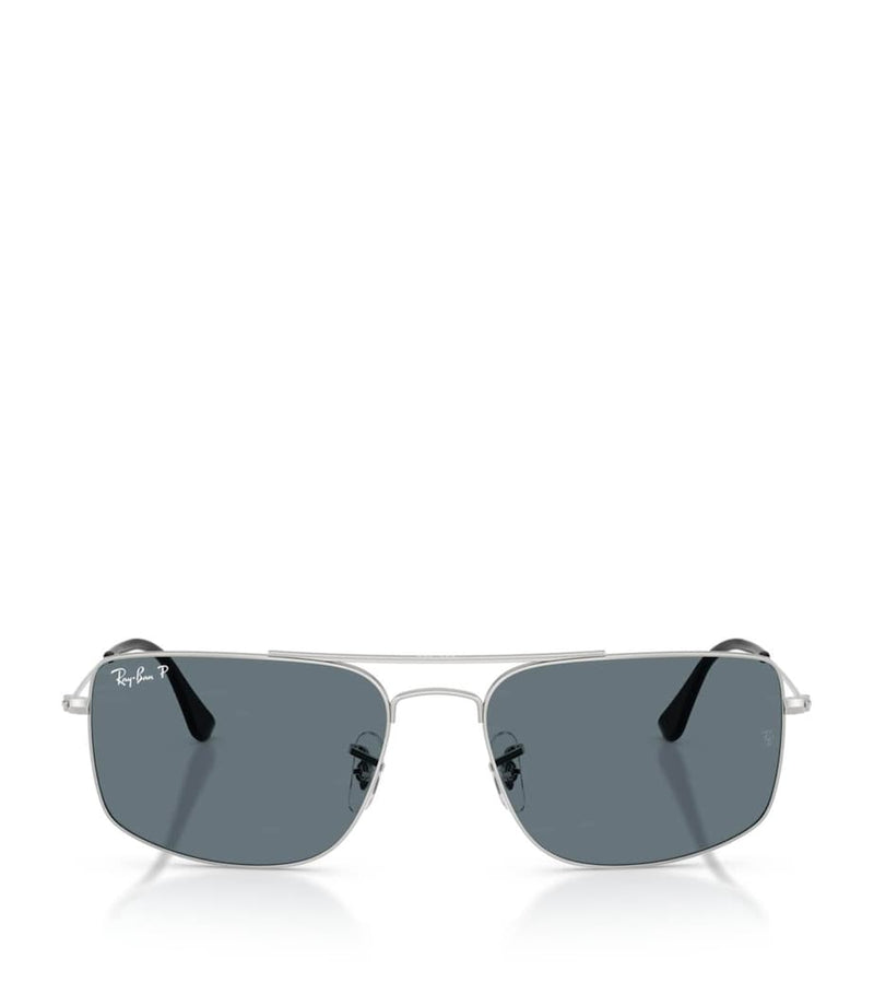 Ray-Ban Explorer Square Sonnenbrille Metallrahmen, UK-Version