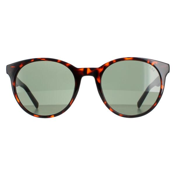 Guess GU00023 round sunglasses Dark Havana Green, UK version