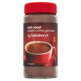 Sainsbury's Rich Roast Instant Coffee 200g All coffee Sainsburys   