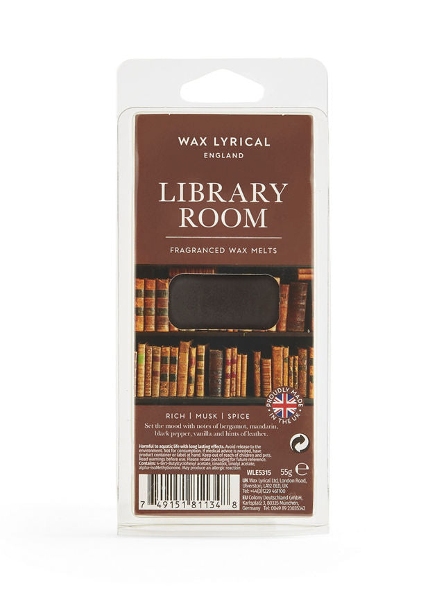 Wax Lyrical Wax Lyrical Waxmelt LIBRARY ROOM GOODS ASDA   