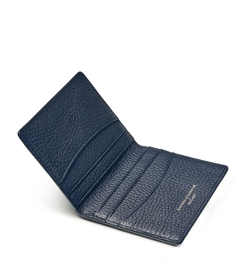 Aspinal of London leather folded card holder, UK version
