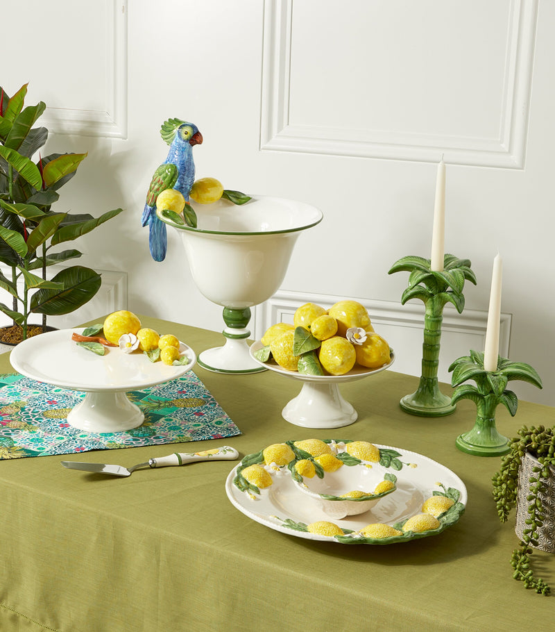 Les-Ottomans Parrot ceramic bowl 20cm, UK version