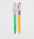 Harrods Logo Topper ballpoint pen featuring a smooth twist mechanism, UK version