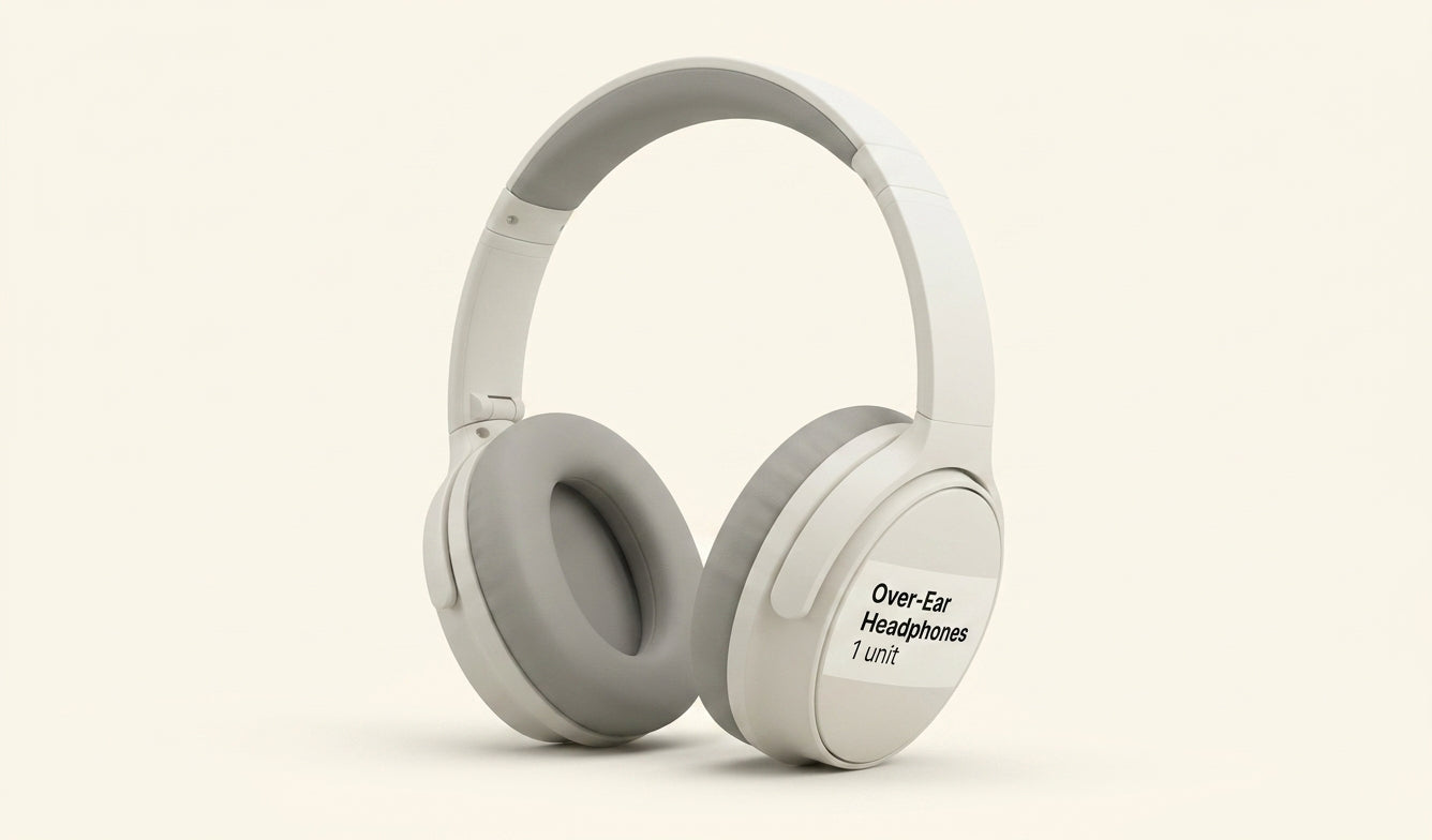 Bose over-ear wireless headphones grey, UK version