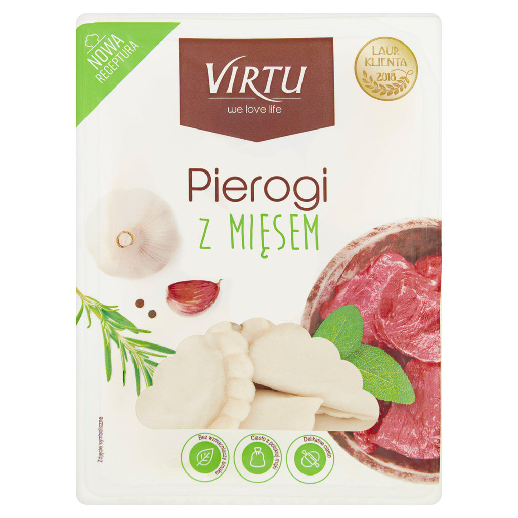 Virtu Pierogi Z Miesem 400g