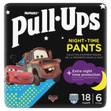 Huggies Pull-Ups Trainers Night, Boy, Size 2-4 Years, Nappy Size 5-6+ Nappies & Wipes ASDA   