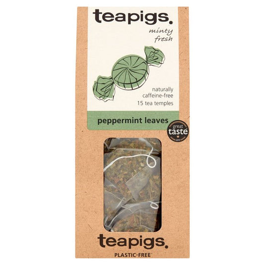 Teapigs Peppermint Leaves Tea Bags   15 per pack