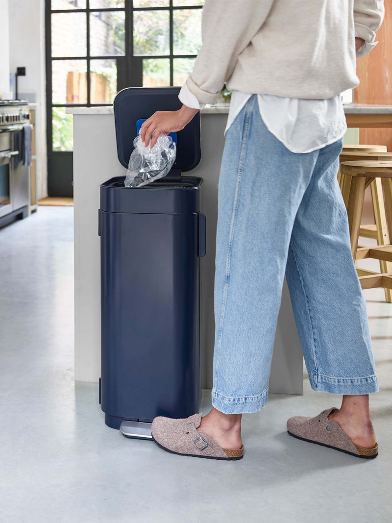 Joseph Joseph Blue Porta 40L Kitchen Bin