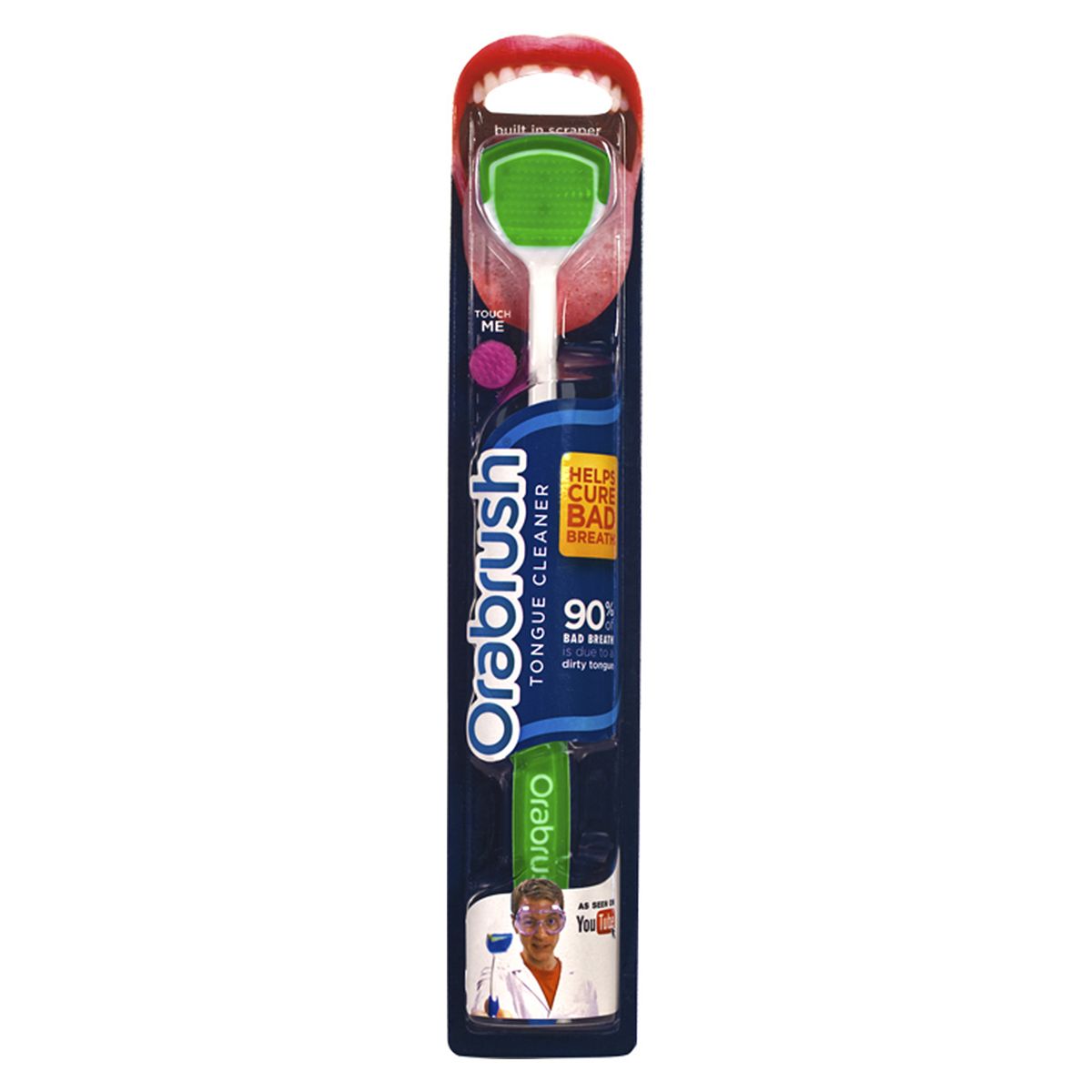 DenTek Orabrush Tongue Cleaner - Fights Bad Breath GOODS Boots   