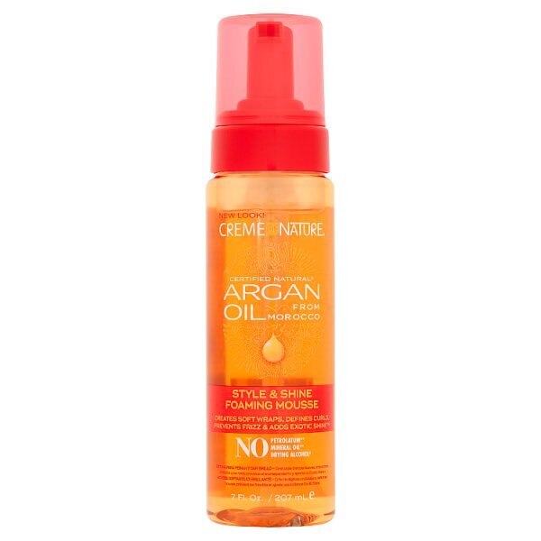 Creme of Nature Argan Oil Style & Shine Foaming Mousse 207ml