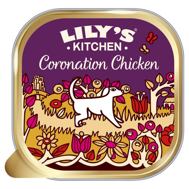 Lily's Kitchen Coronation Chicken Tray for Dogs   150g