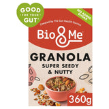 Bio&Me Granola Super Seedy & Nutty Gut-Loving Prebiotic   360g GOODS M&S   