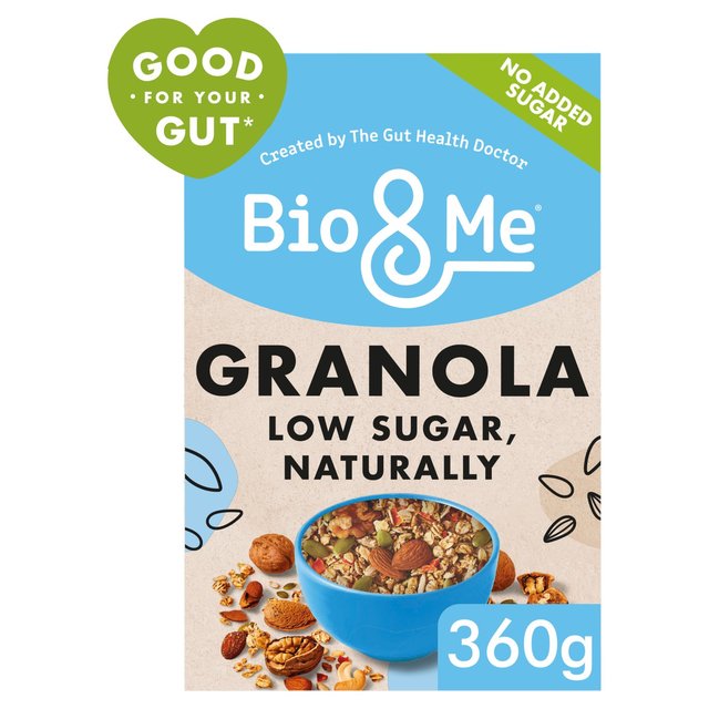 Bio&Me Granola Low Sugar Naturally Gut-Loving Prebiotic   360g GOODS M&S   