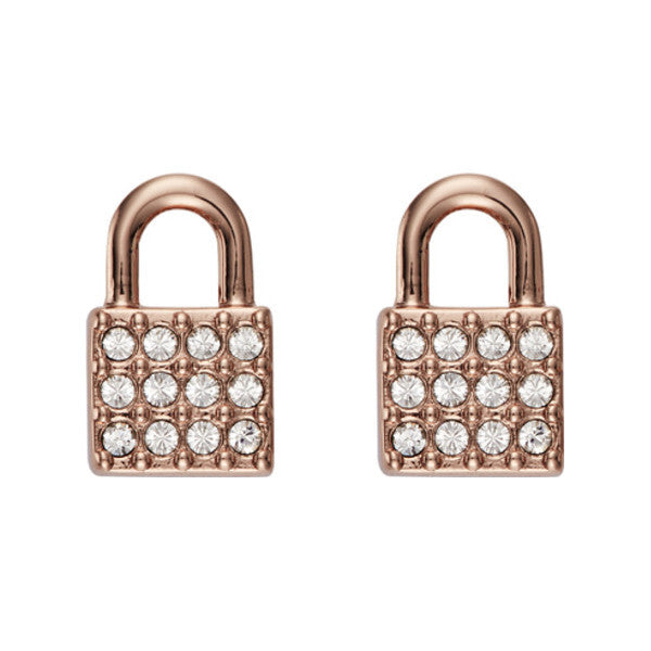DKNY rose gold ladies earrings - British product