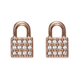 DKNY rose gold ladies earrings - British product