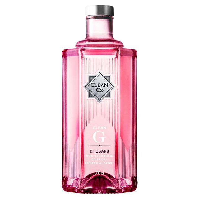 CleanCo Clean G Rhubarb Non-Alcoholic Gin Alternative   70cl