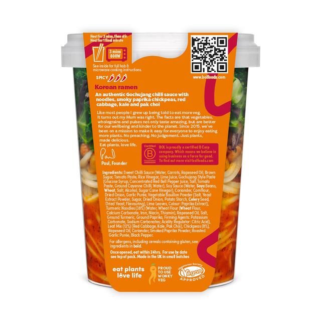 BOL Korean Chilli Fresh Noodles   345g