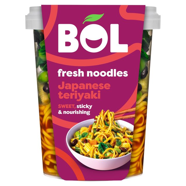 BOL Sweet & Sticky Teriyaki Fresh Noodles   360g