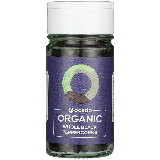 Ocado Organic Whole Black Pepper Corns   40g