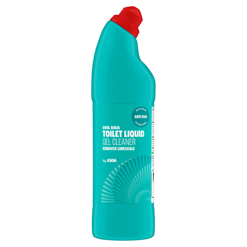 ASDA Toilet Liquid Gel Cleaner Cool Aqua