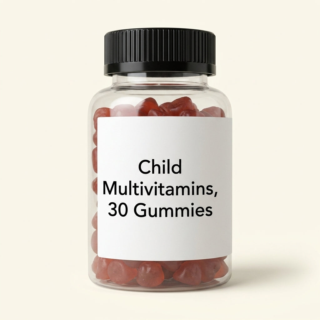Holland & Barrett kids multivitamin strawberry gummies 30 count, UK version