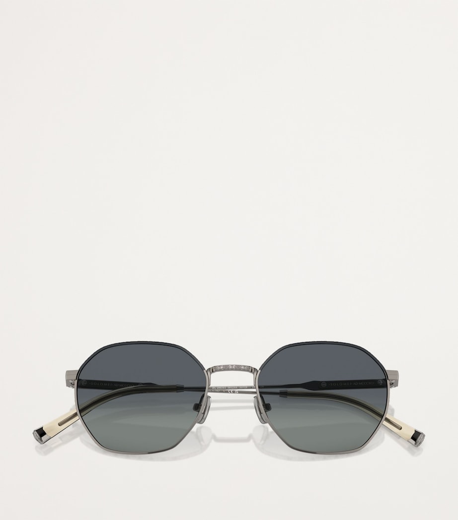 Brunello Cucinelli titanium sunglasses BC2003ST, imported from the UK