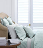 Ralph Lauren Oxford Evergreen fitted sheet 200cm x 200cm, imported from the UK
