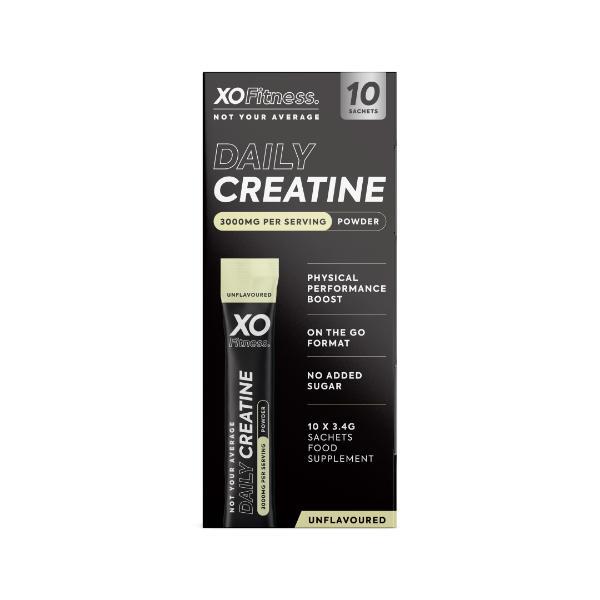 XO Fitness creatine sachets 10 count British product