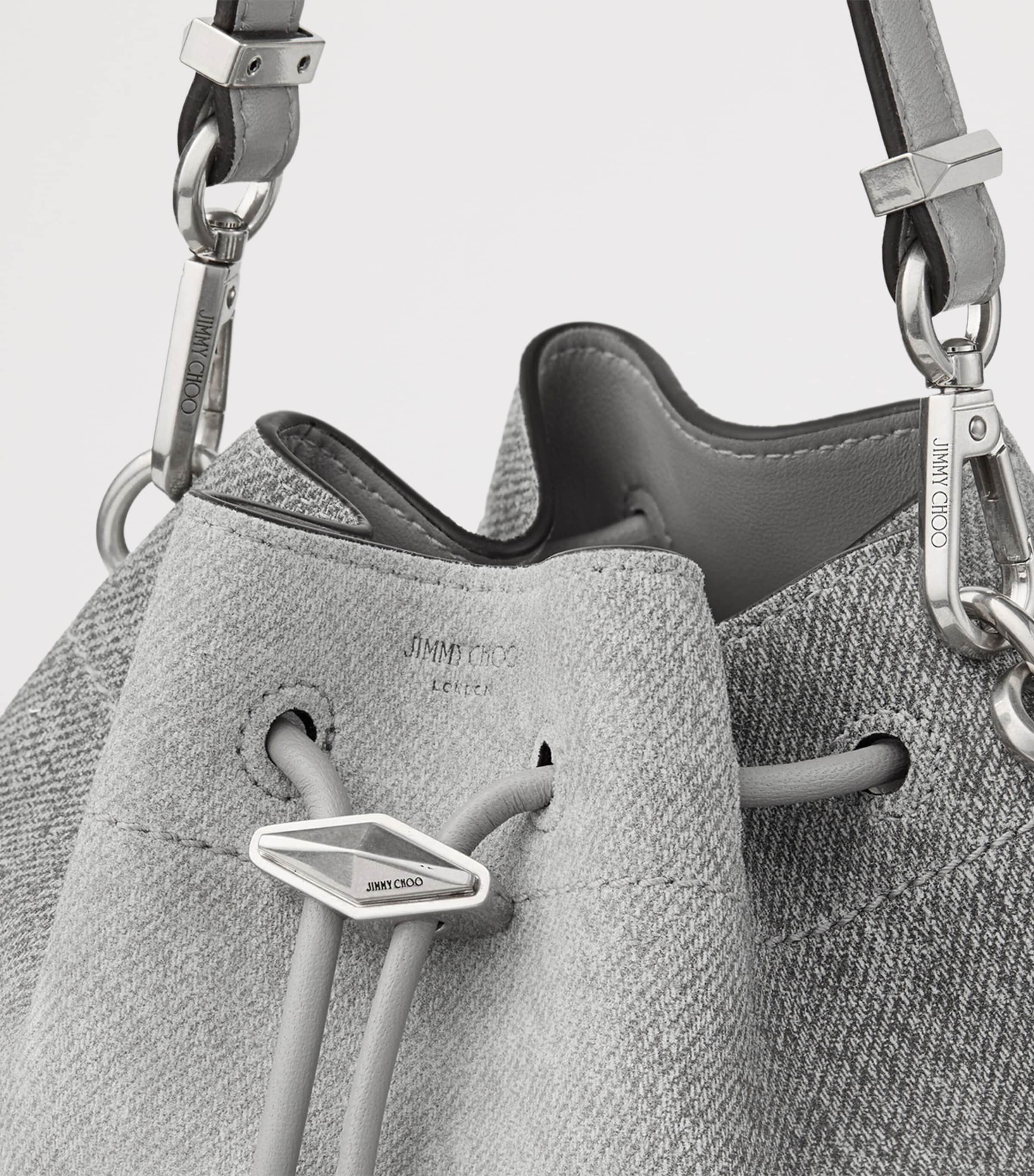 Jimmy Choo Cinch small suede shoulder bag - British product
