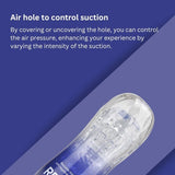 Rev-Air Pro reusable masturbation cup with clear case (British brand)