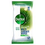 Dettol Tru Clean Antibacterial Biodegradable Crisp Pear Cleaning Wipes   80 per pack GOODS M&S   